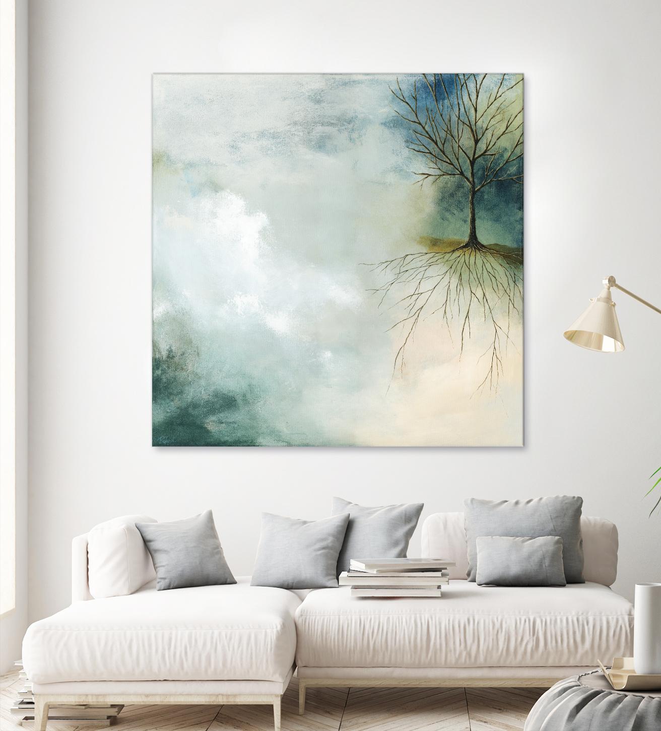 Sur terre comme au ciel by Roland Benoît on GIANT ART - grey trees