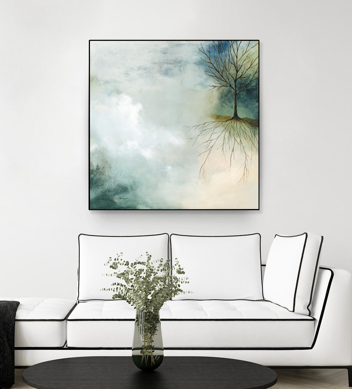 Sur terre comme au ciel by Roland Benoît on GIANT ART - grey trees