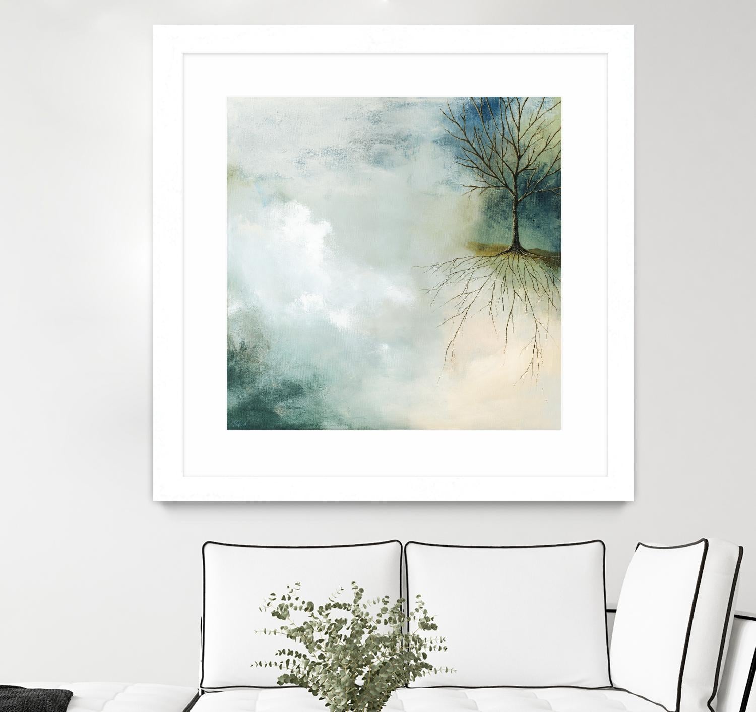 Sur terre comme au ciel by Roland Benoît on GIANT ART - grey trees