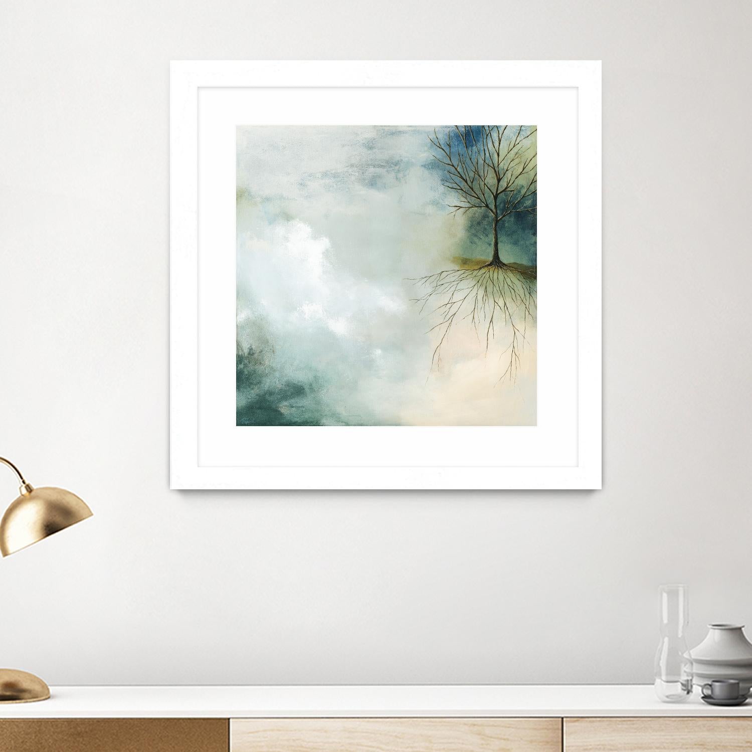 Sur terre comme au ciel by Roland Benoît on GIANT ART - grey trees