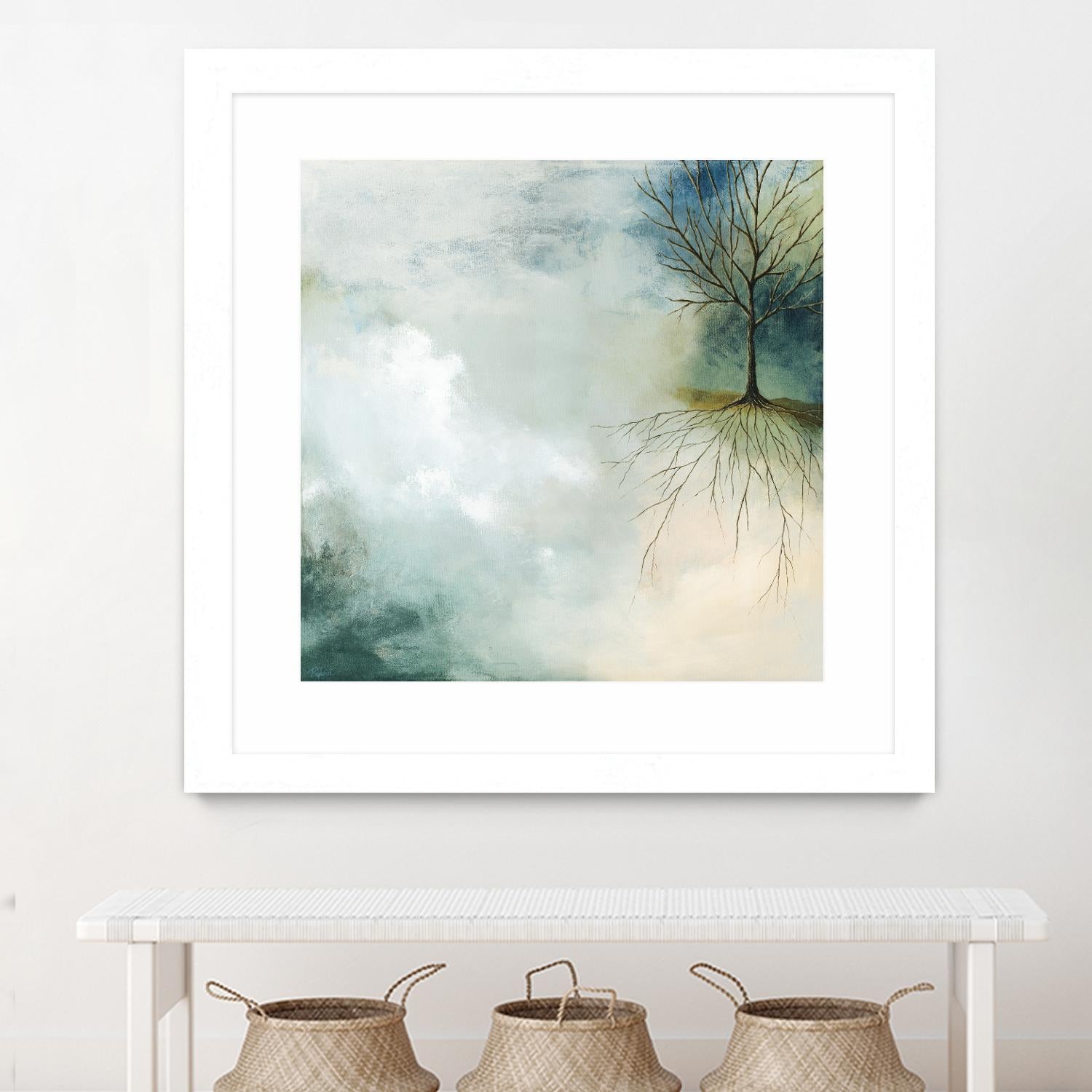 Sur terre comme au ciel by Roland Benoît on GIANT ART - grey trees