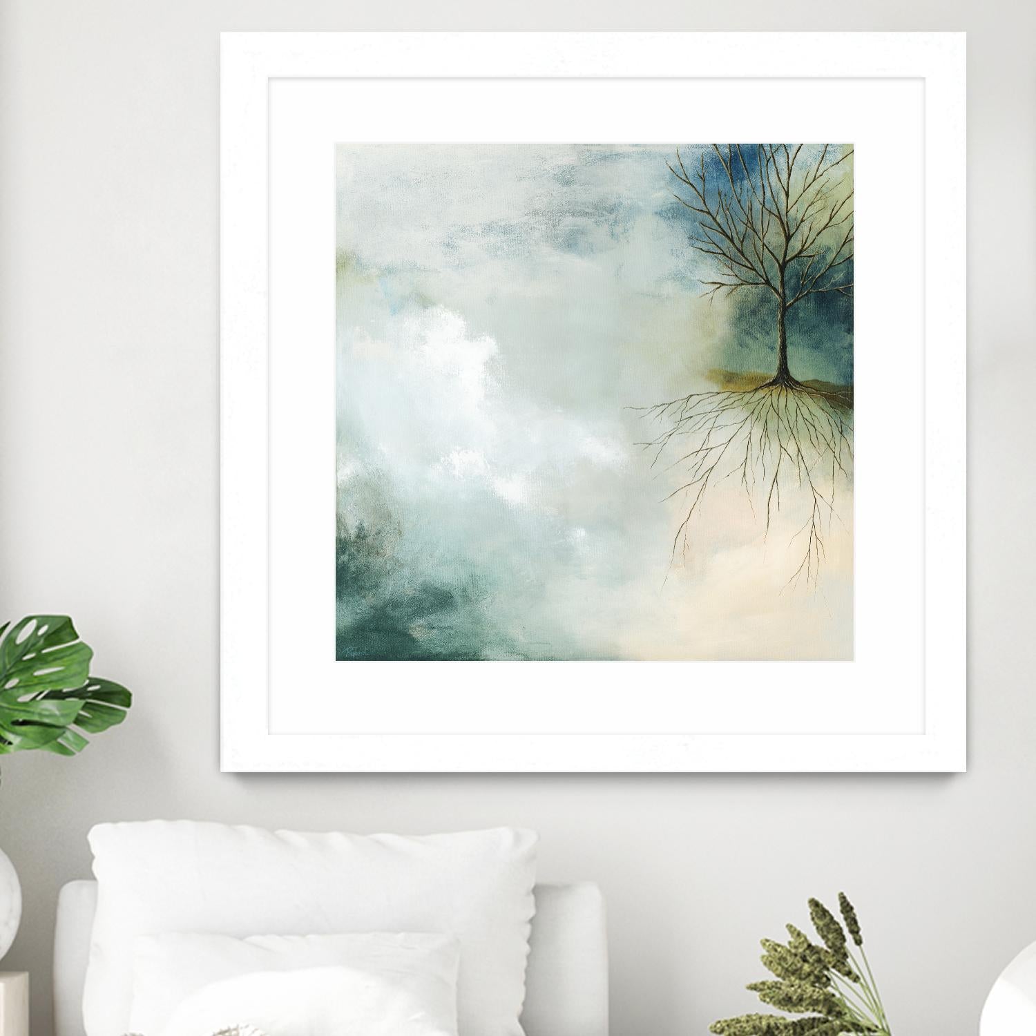 Sur terre comme au ciel by Roland Benoît on GIANT ART - grey trees