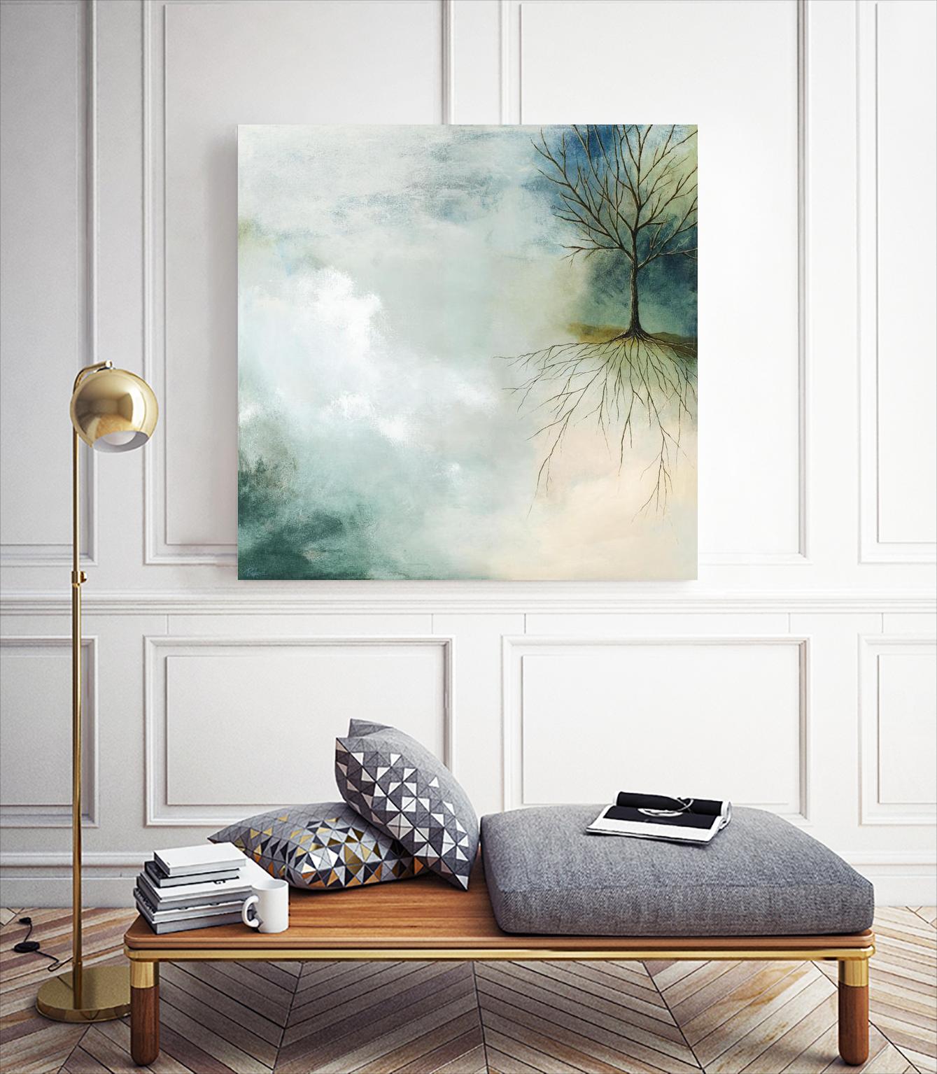 Sur terre comme au ciel by Roland Benoît on GIANT ART - grey trees