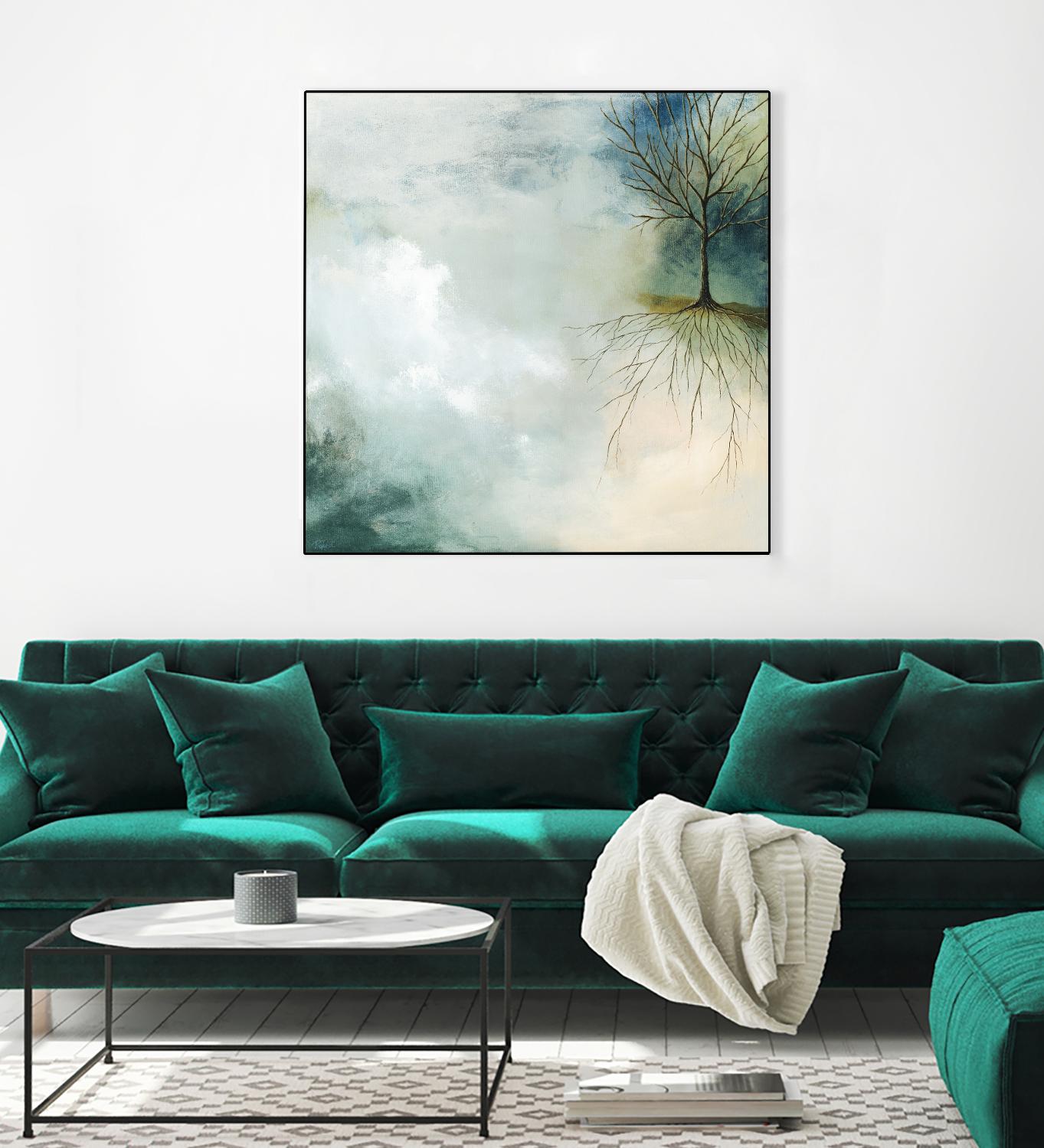 Sur terre comme au ciel by Roland Benoît on GIANT ART - grey trees