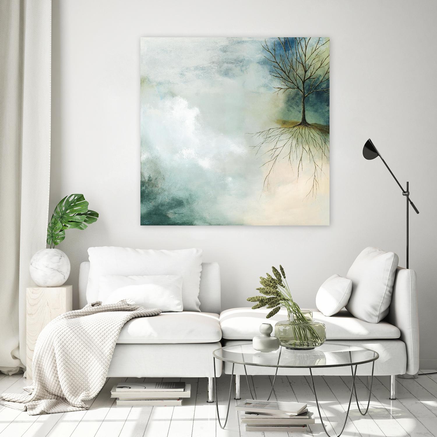 Sur terre comme au ciel by Roland Benoît on GIANT ART - grey trees