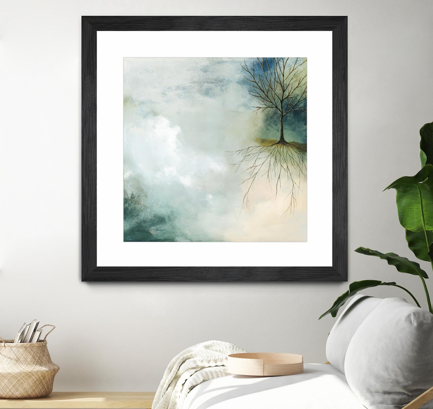 Sur terre comme au ciel by Roland Benoît on GIANT ART - grey trees