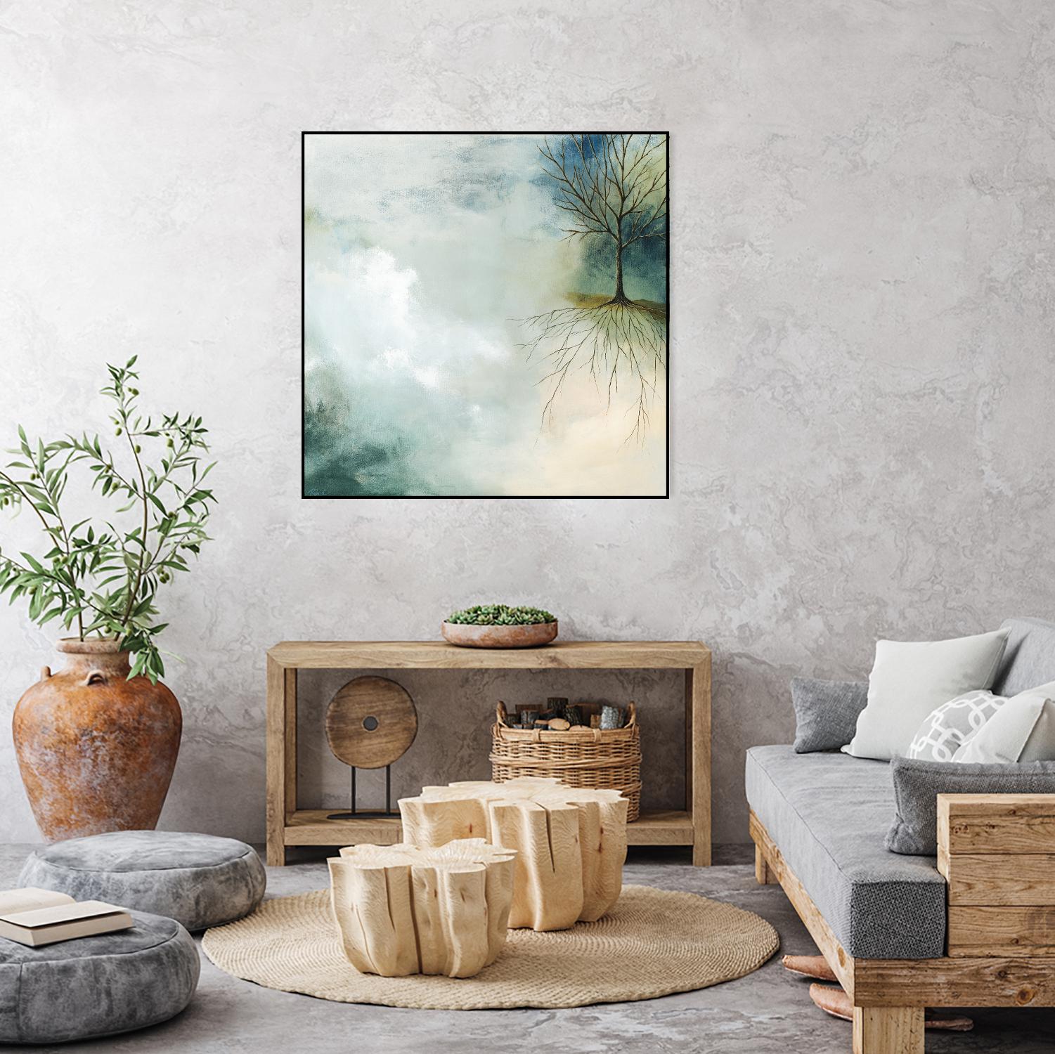 Sur terre comme au ciel by Roland Benoît on GIANT ART - grey trees