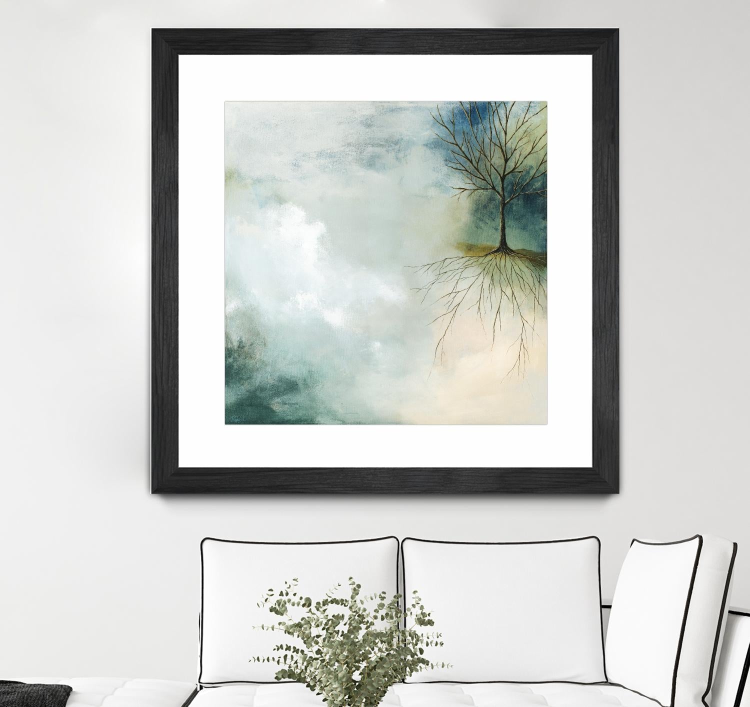 Sur terre comme au ciel by Roland Benoît on GIANT ART - grey trees