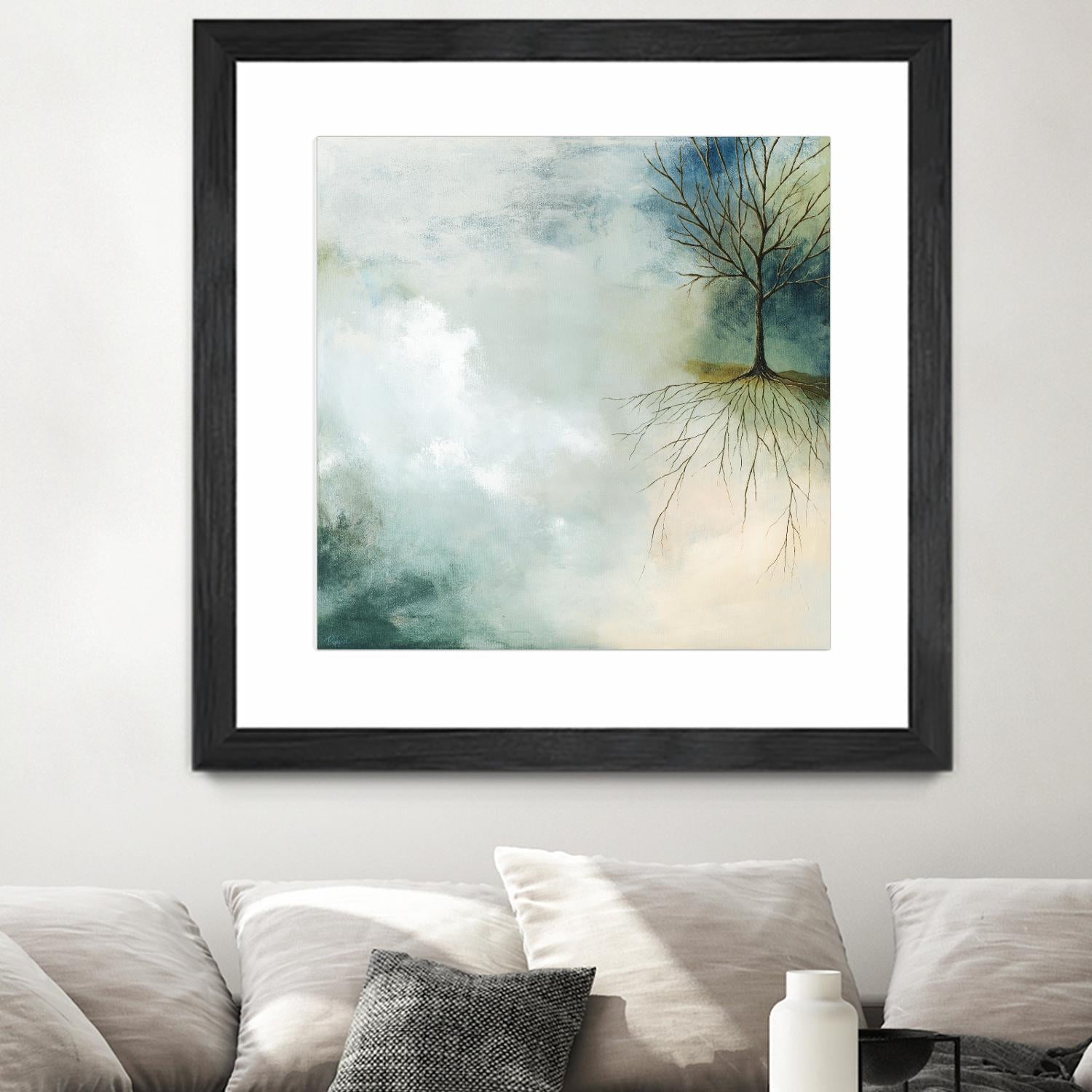 Sur terre comme au ciel by Roland Benoît on GIANT ART - grey trees