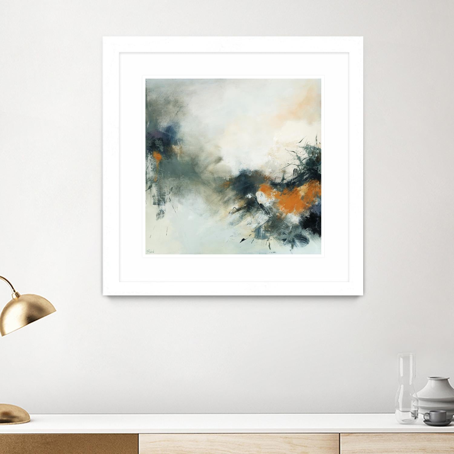 Transition by Roland Benoît on GIANT ART - orange abstract