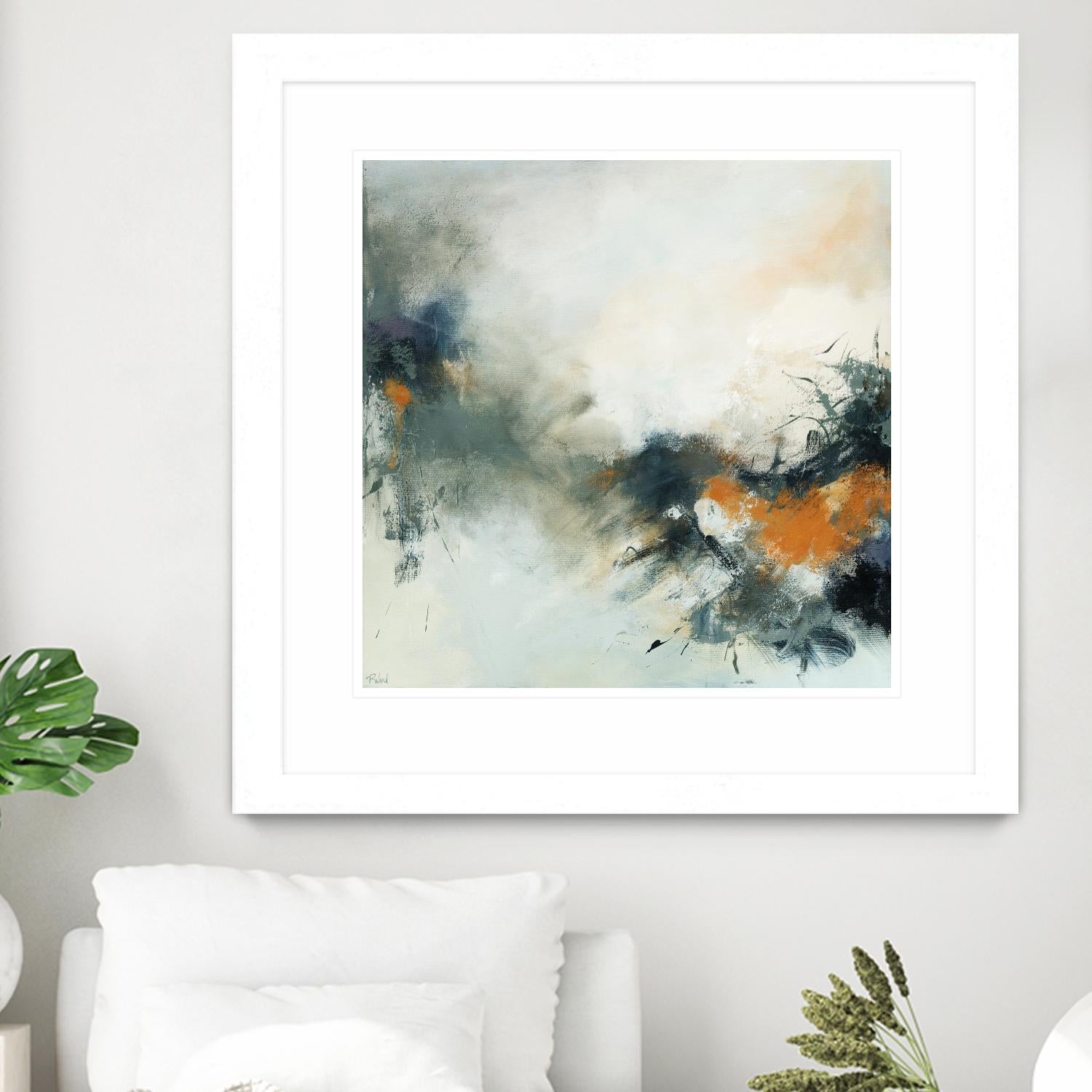 Transition by Roland Benoît on GIANT ART - orange abstract