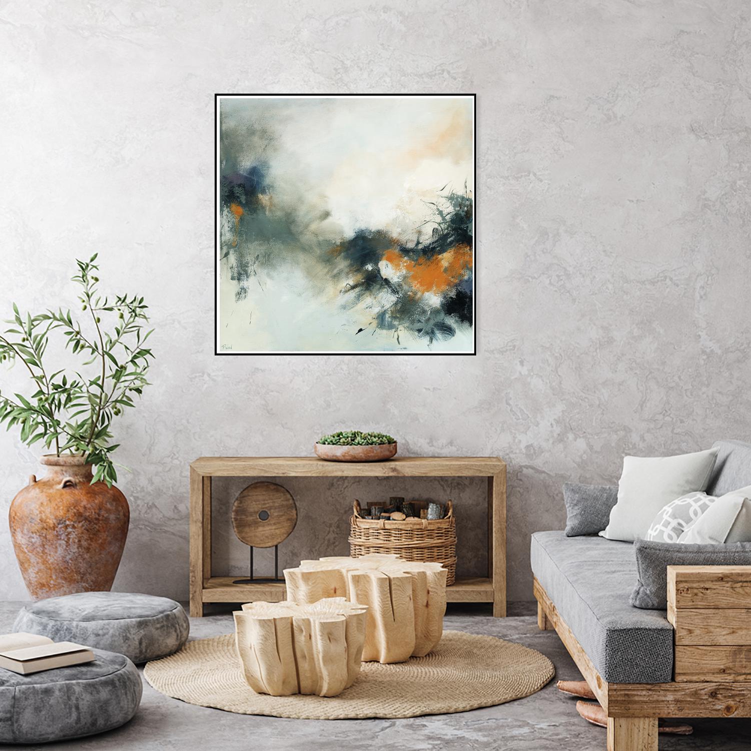 Transition by Roland Benoît on GIANT ART - orange abstract