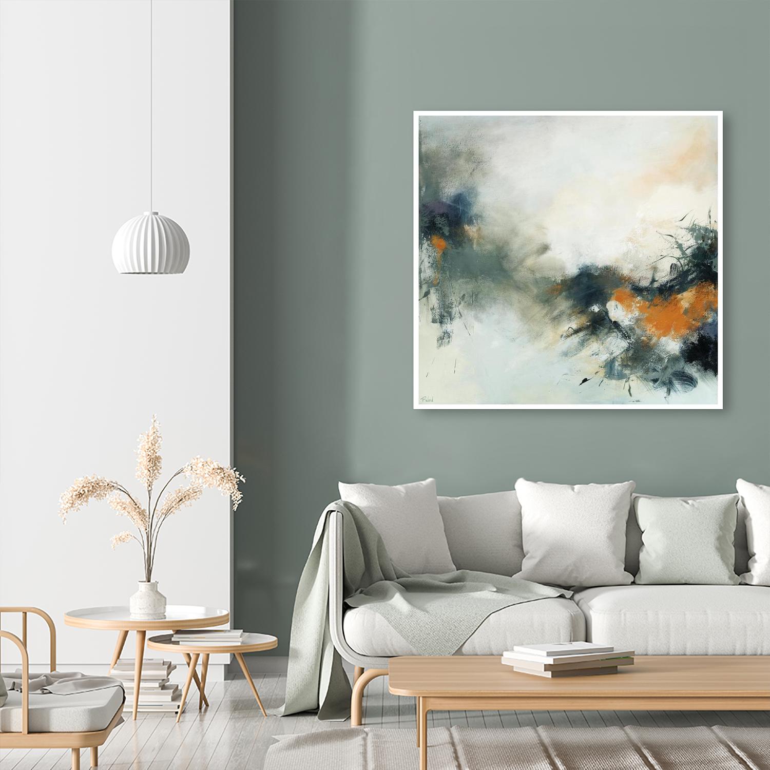 Transition by Roland Benoît on GIANT ART - orange abstract