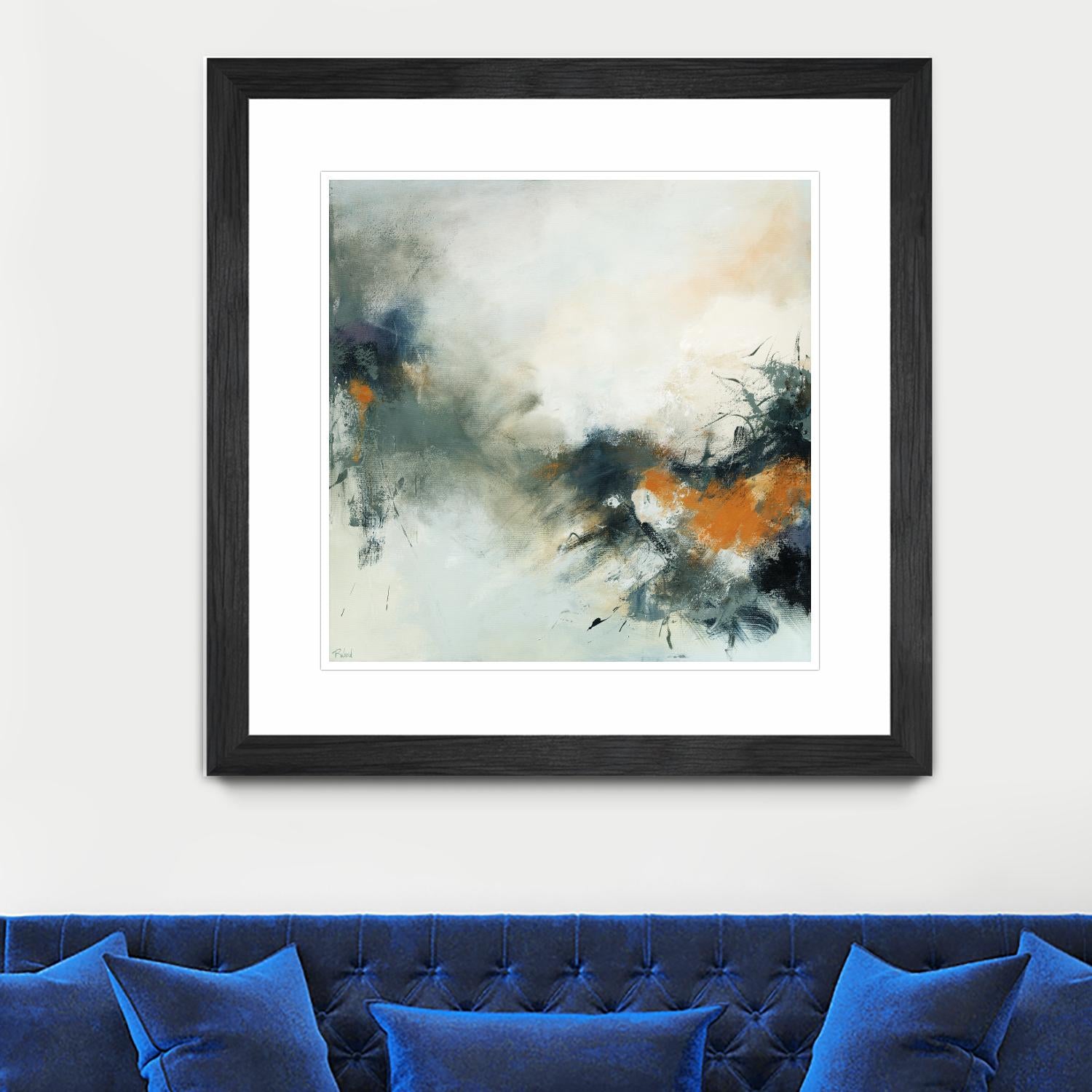 Transition by Roland Benoît on GIANT ART - orange abstract