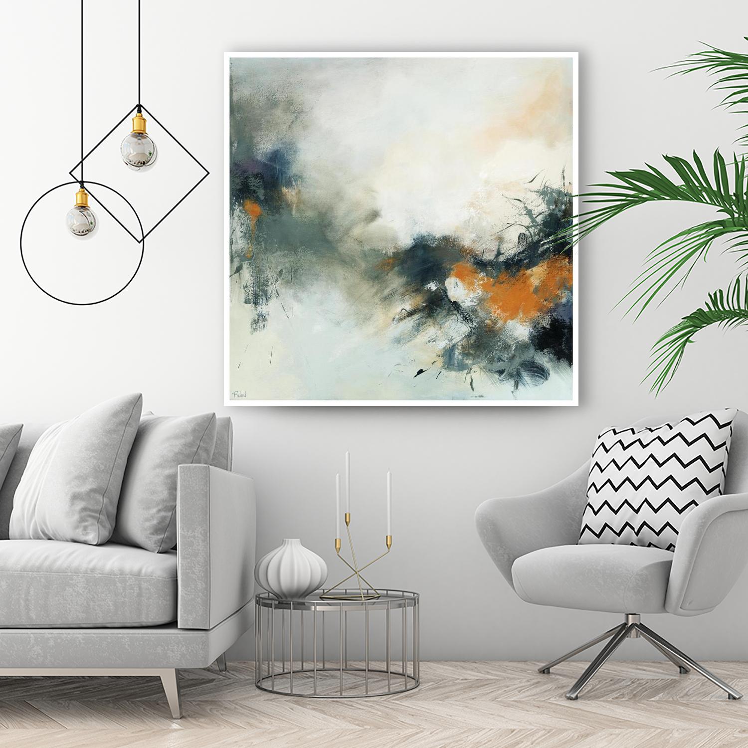 Transition by Roland Benoît on GIANT ART - orange abstract