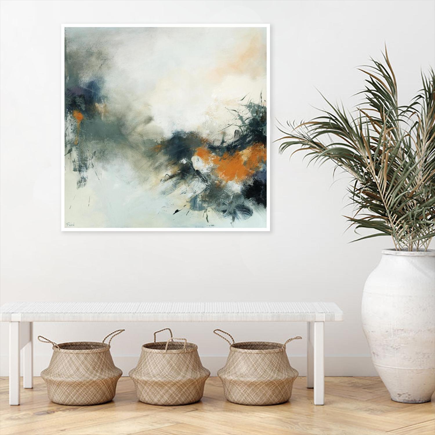 Transition by Roland Benoît on GIANT ART - orange abstract