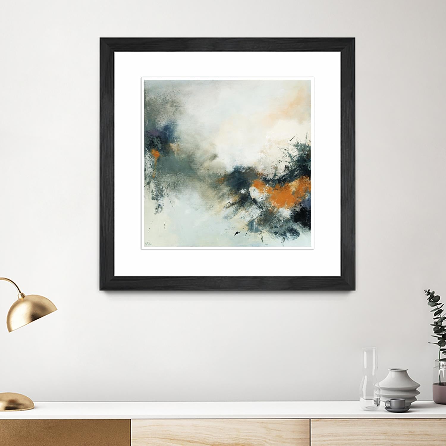 Transition by Roland Benoît on GIANT ART - orange abstract