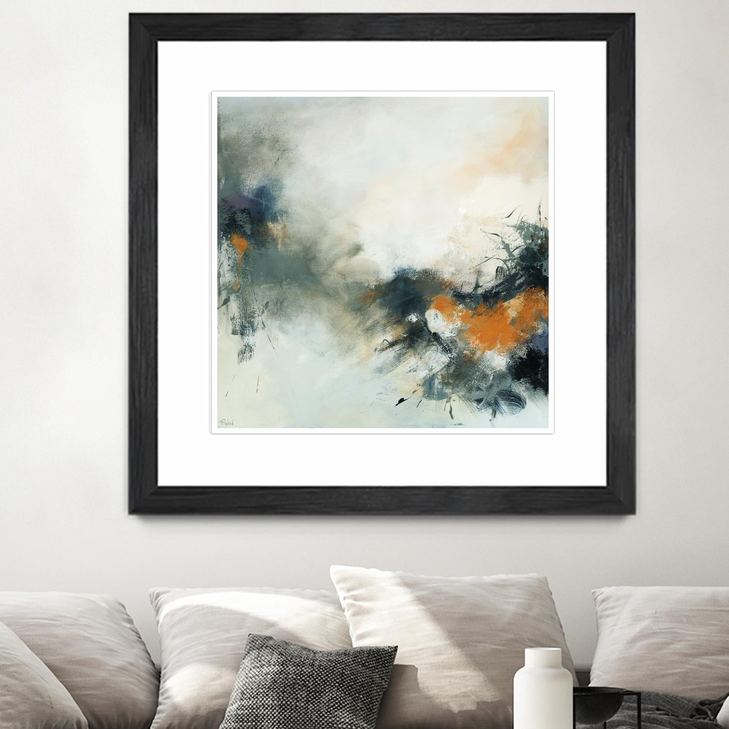 Transition by Roland Benoît on GIANT ART - orange abstract