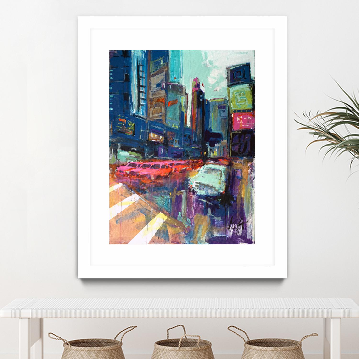 Trafic City by Marc Archambault on GIANT ART - pink architecture artistes du québec