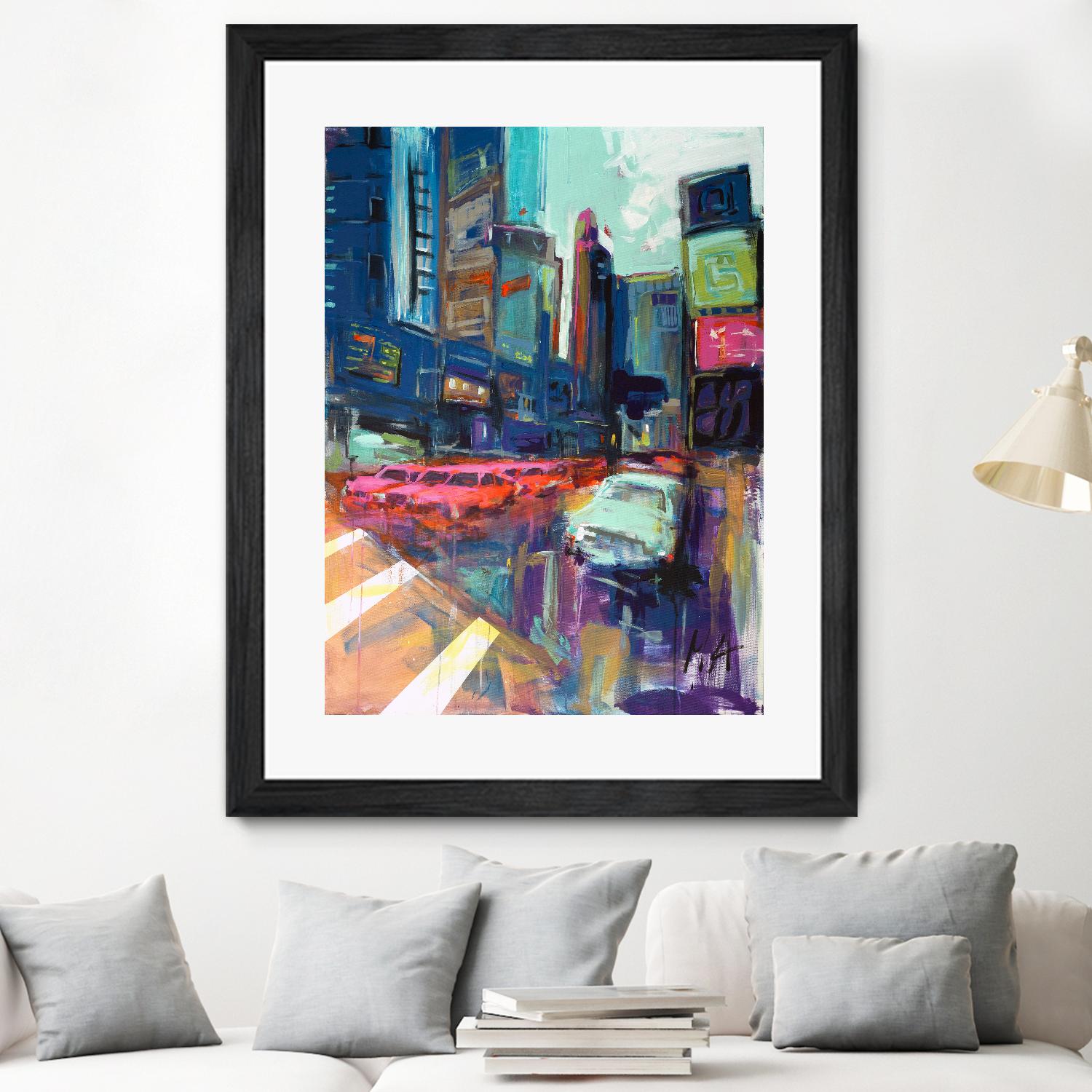 Trafic City by Marc Archambault on GIANT ART - pink architecture artistes du québec