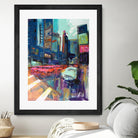 Trafic City by Marc Archambault on GIANT ART - pink architecture artistes du québec