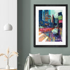 Trafic City by Marc Archambault on GIANT ART - pink architecture artistes du québec