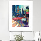 Trafic City by Marc Archambault on GIANT ART - pink architecture artistes du québec