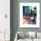 Trafic City by Marc Archambault on GIANT ART - pink architecture artistes du québec