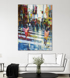 Vie City by Marc Archambault on GIANT ART - blue city scene