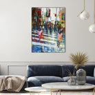 Vie City by Marc Archambault on GIANT ART - blue city scene