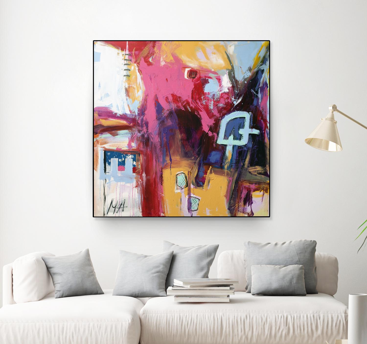 Série Abstrait 03 by Marc Archambault on GIANT ART - yellow abstract