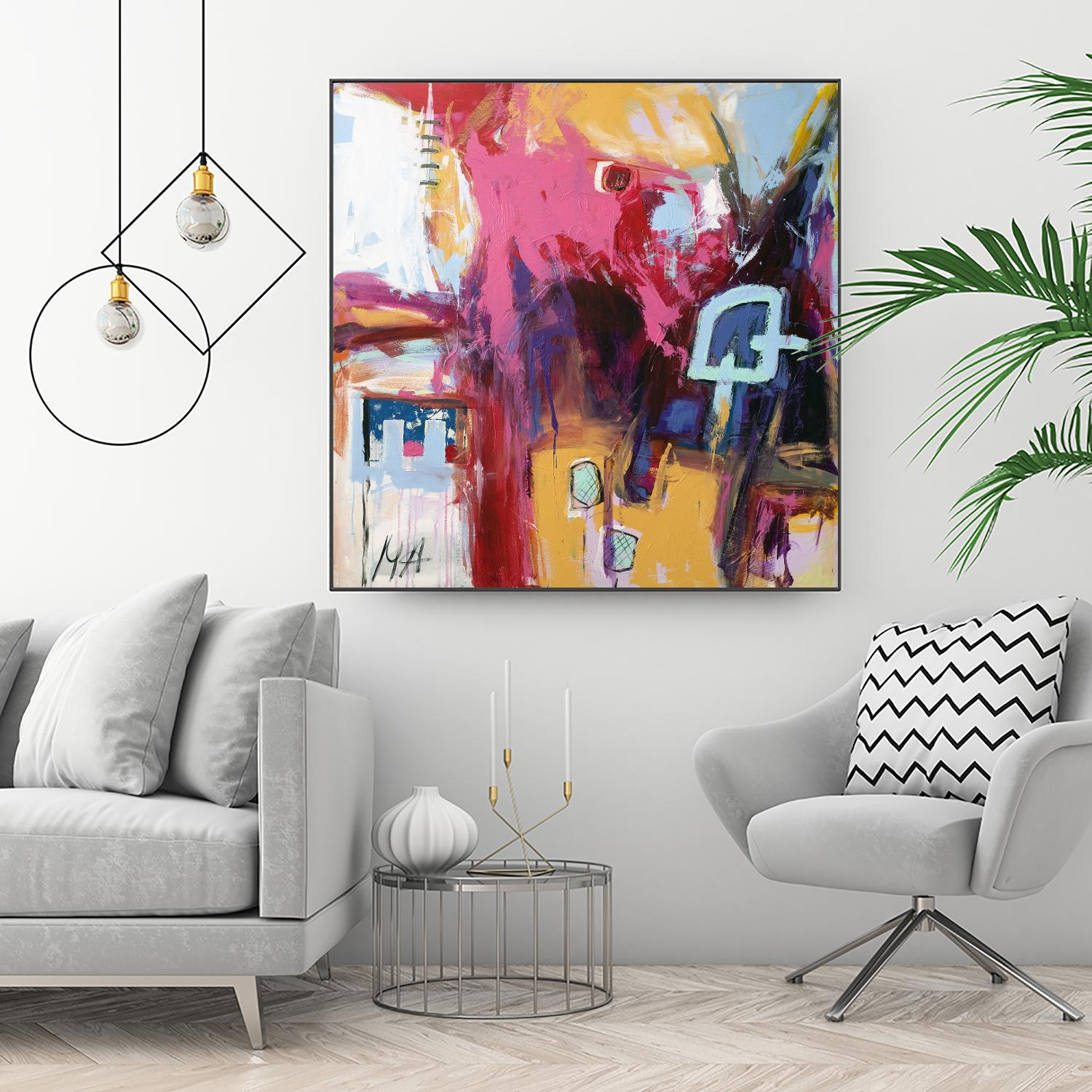 Série Abstrait 03 by Marc Archambault on GIANT ART - yellow abstract