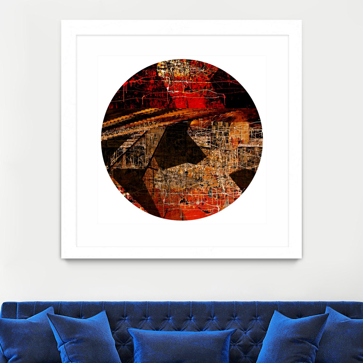 Circa VI by Jean-François Dupuis on GIANT ART - black abstract