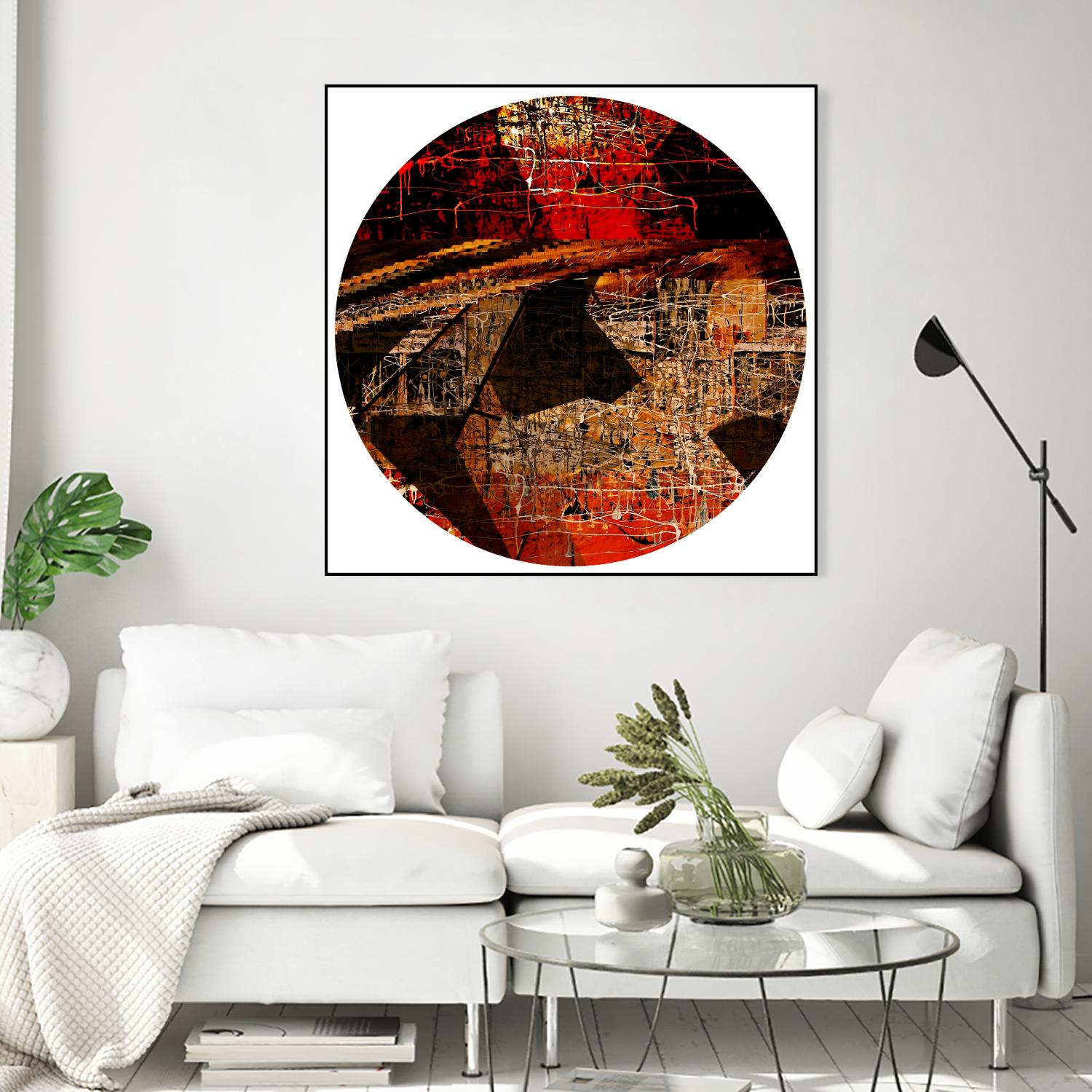 Circa VI by Jean-François Dupuis on GIANT ART - black abstract