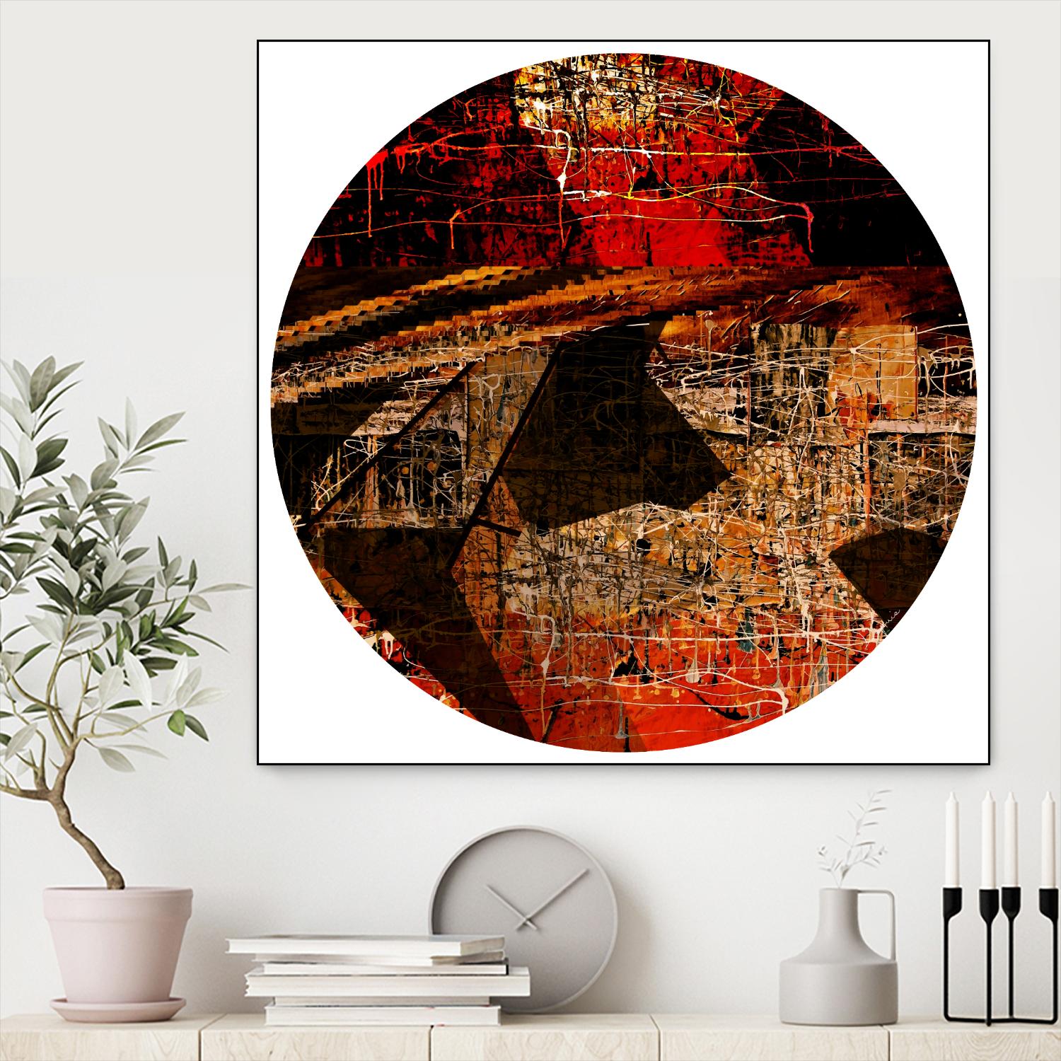 Circa VI by Jean-François Dupuis on GIANT ART - black abstract