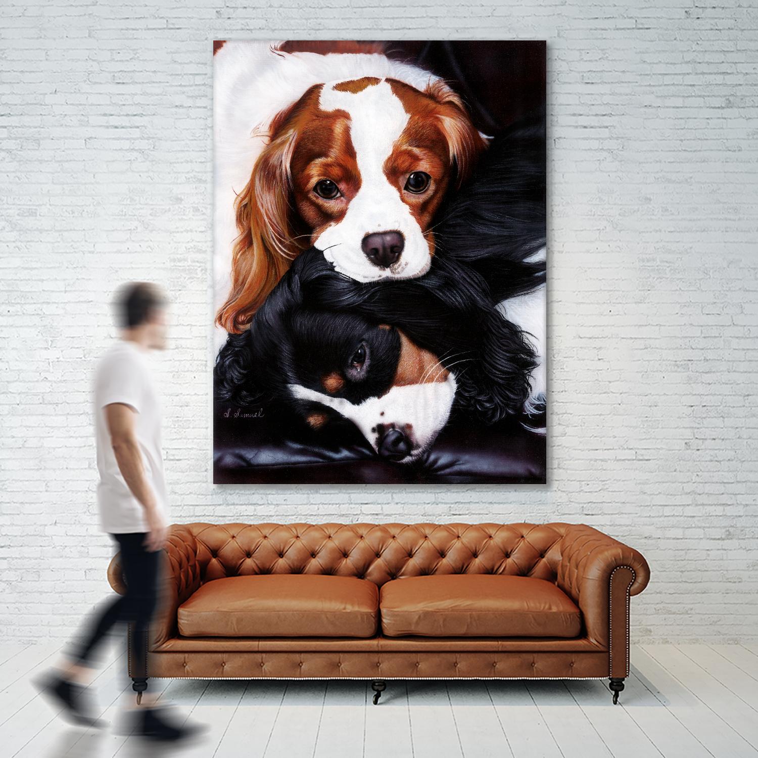 Best Friends by Suzie Samuel on GIANT ART - black animals