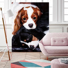 Best Friends by Suzie Samuel on GIANT ART - black animals