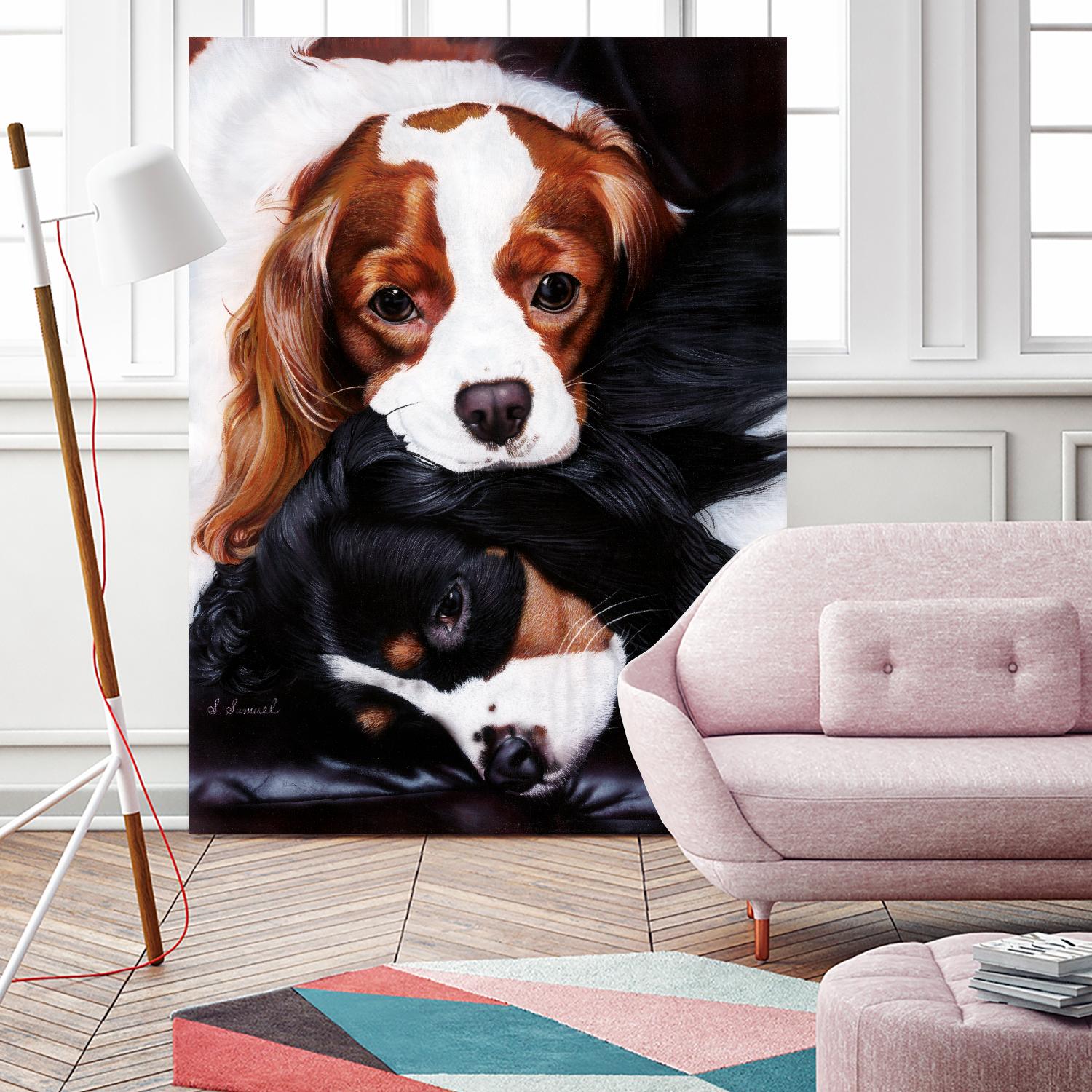 Best Friends by Suzie Samuel on GIANT ART - black animals