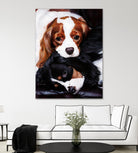 Best Friends by Suzie Samuel on GIANT ART - black animals