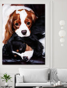 Best Friends by Suzie Samuel on GIANT ART - black animals