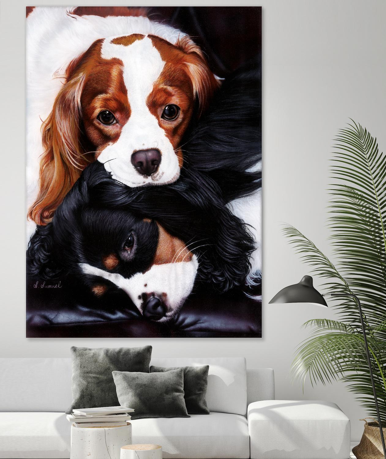 Best Friends by Suzie Samuel on GIANT ART - black animals