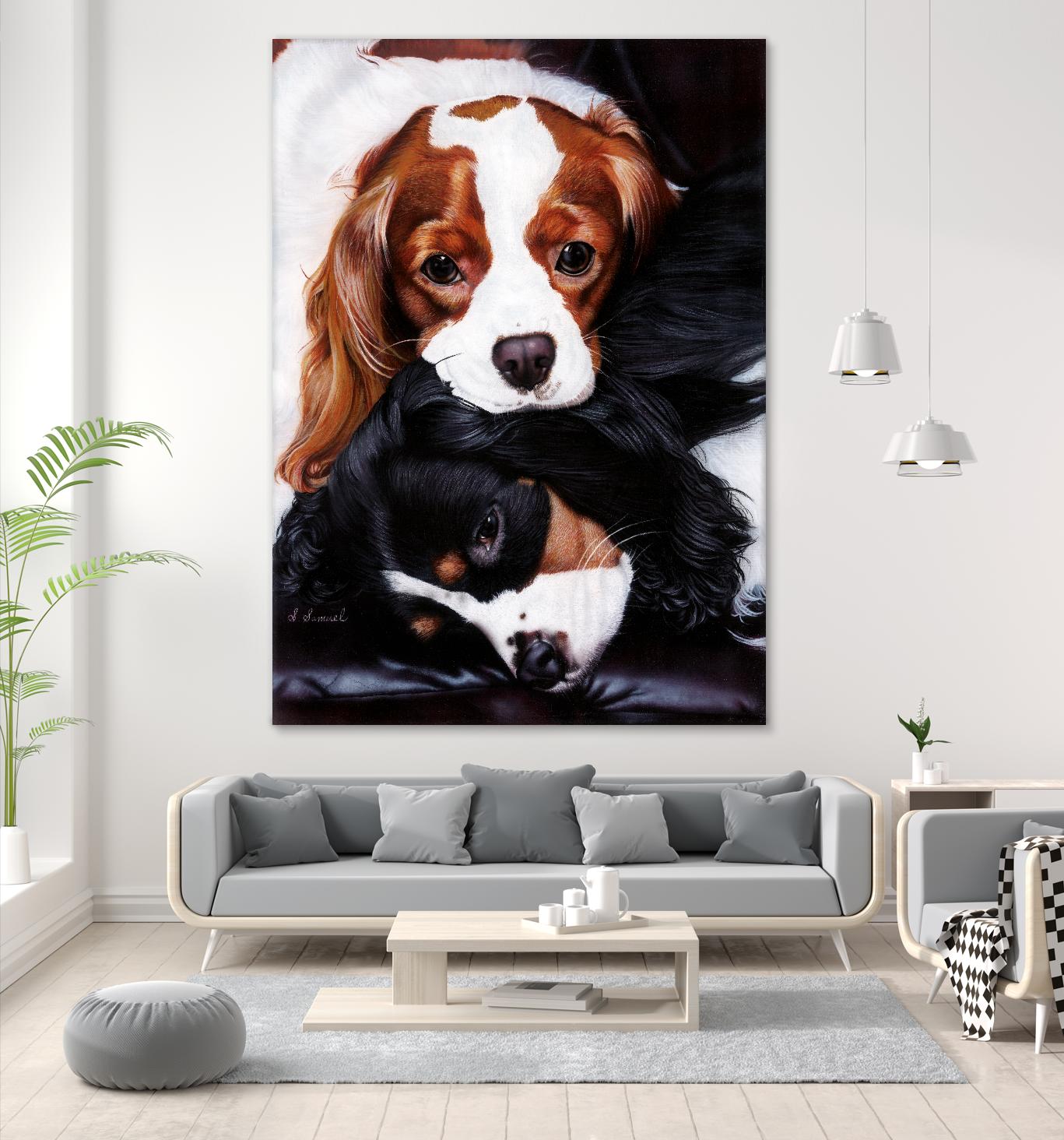 Best Friends by Suzie Samuel on GIANT ART - black animals