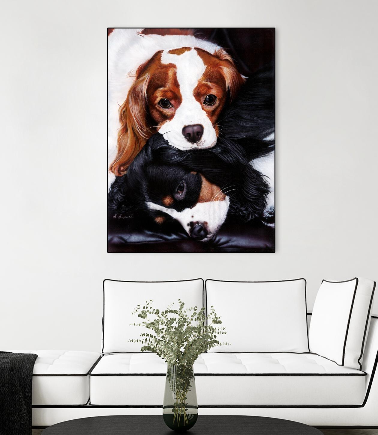 Best Friends by Suzie Samuel on GIANT ART - black animals