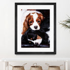 Best Friends by Suzie Samuel on GIANT ART - black animal chiots