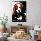 Best Friends by Suzie Samuel on GIANT ART - black animals