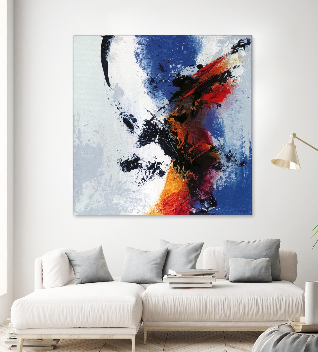 Envol by Roland Benoît on GIANT ART - red abstract