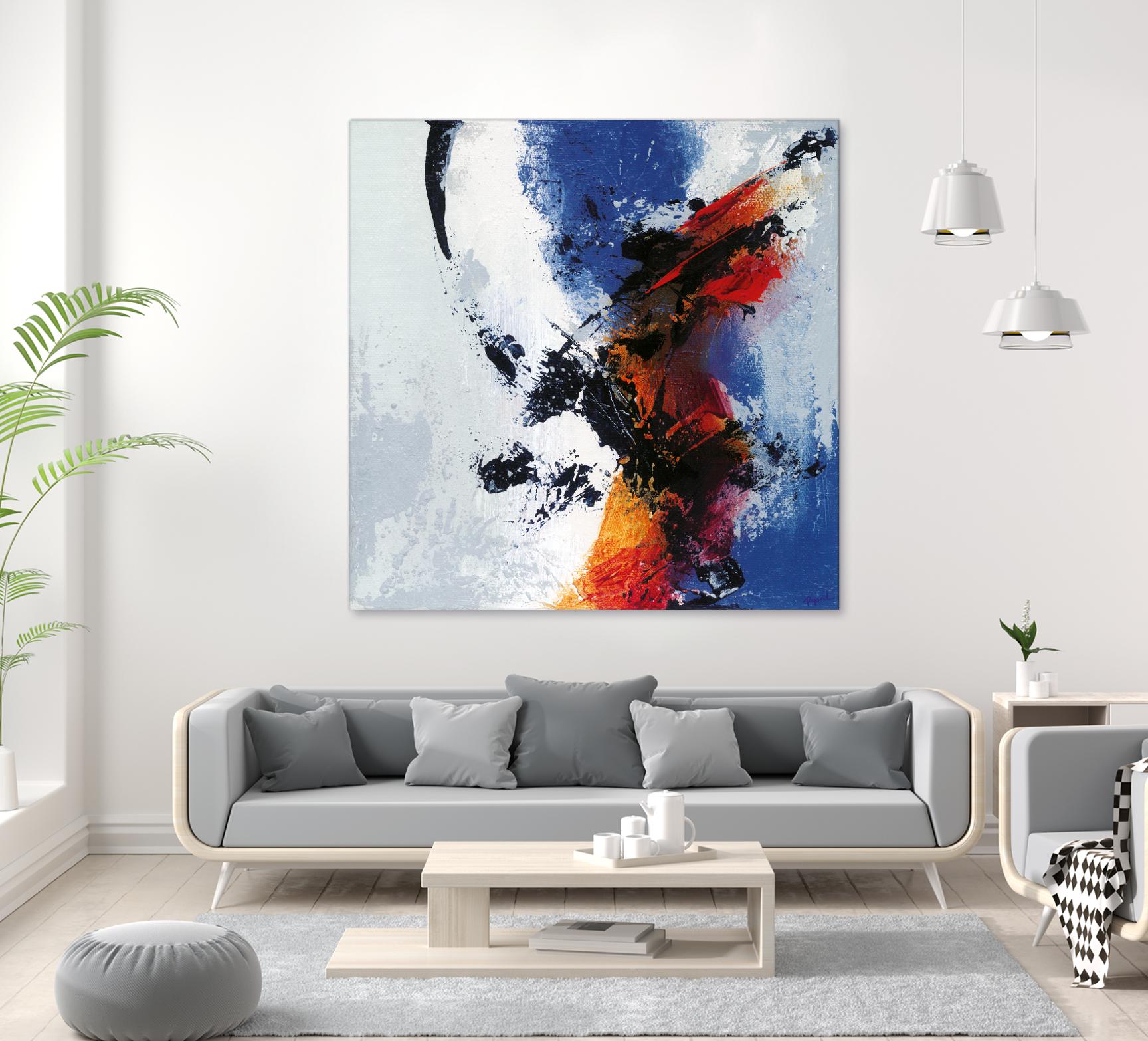 Envol by Roland Benoît on GIANT ART - red abstract