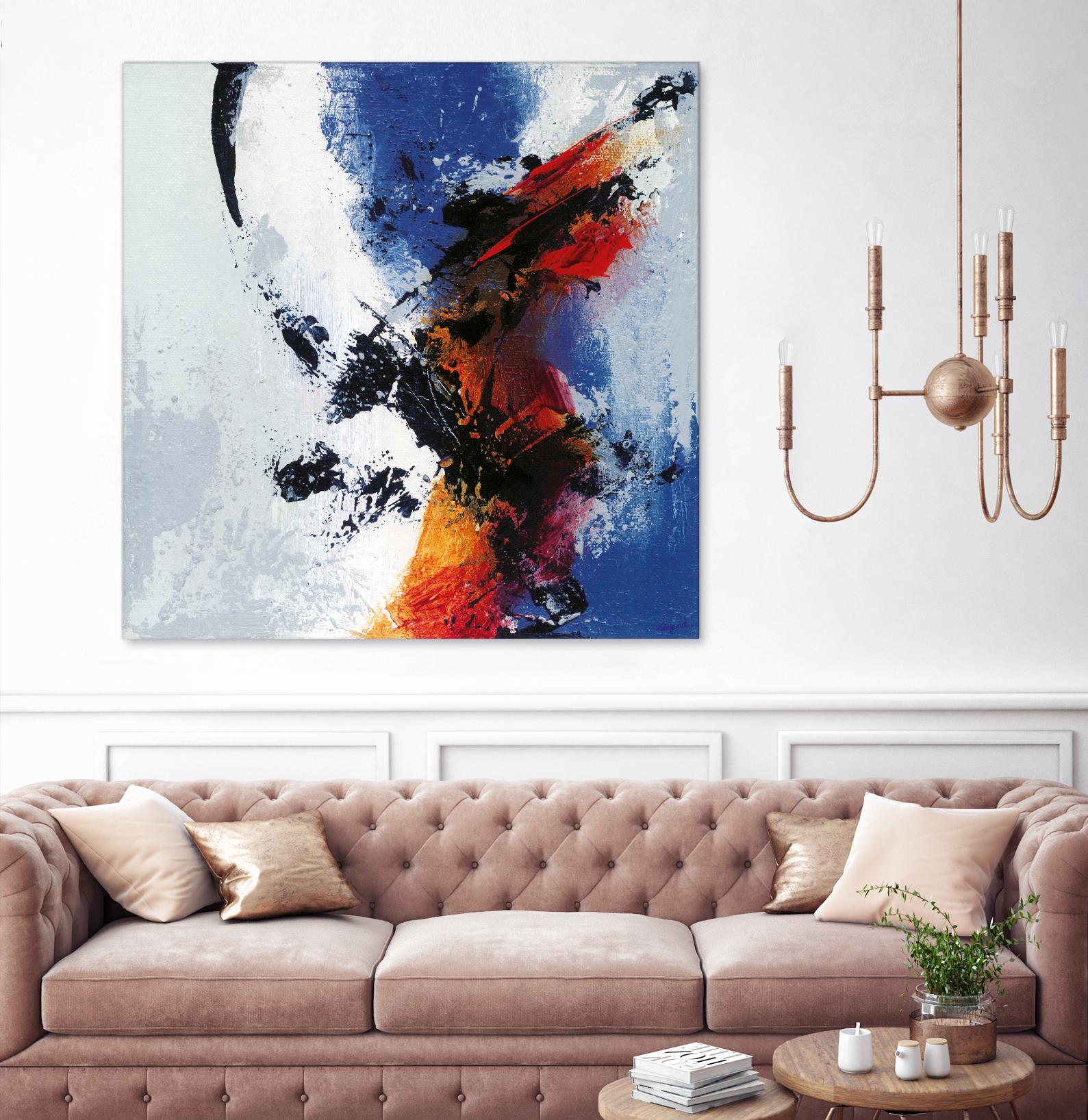 Envol by Roland Benoît on GIANT ART - red abstract