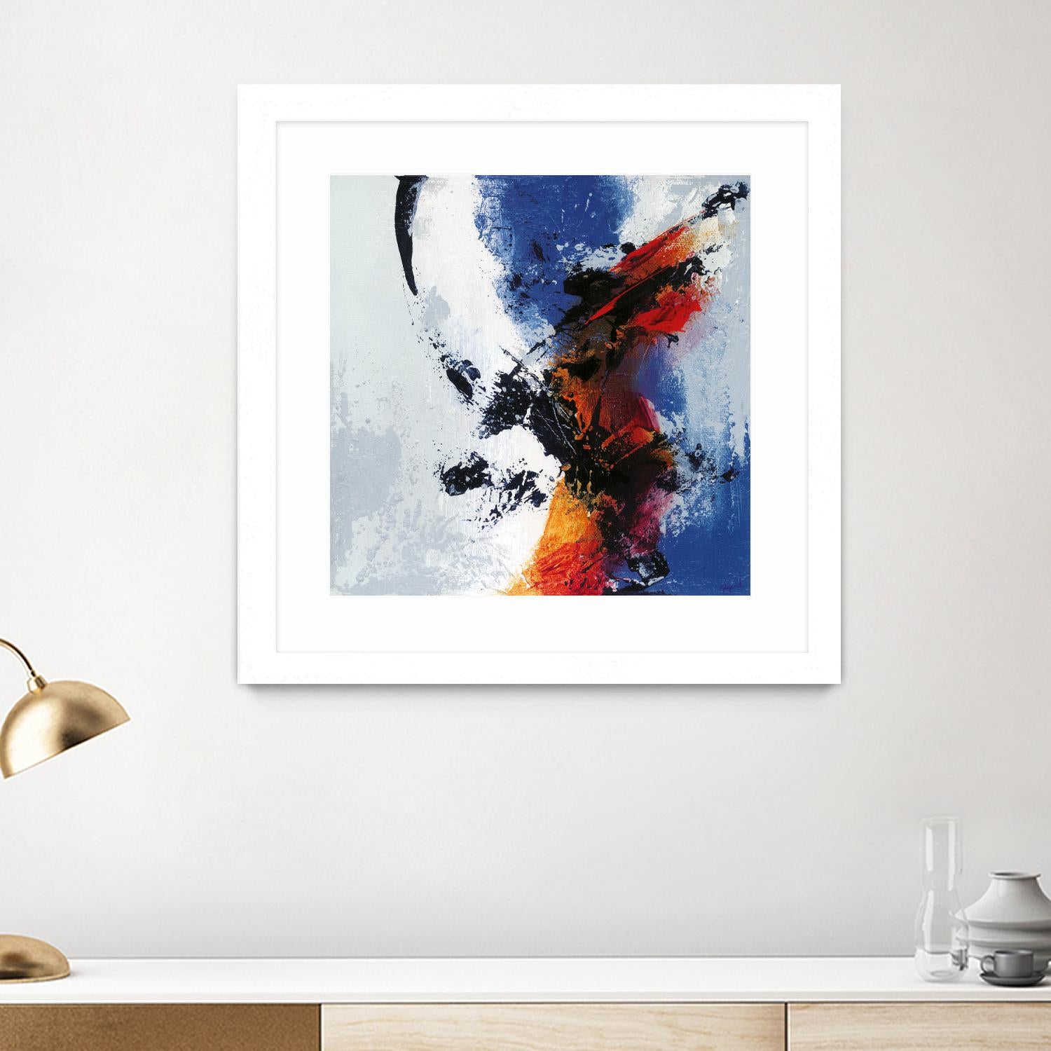 Envol by Roland Benoît on GIANT ART - red abstract