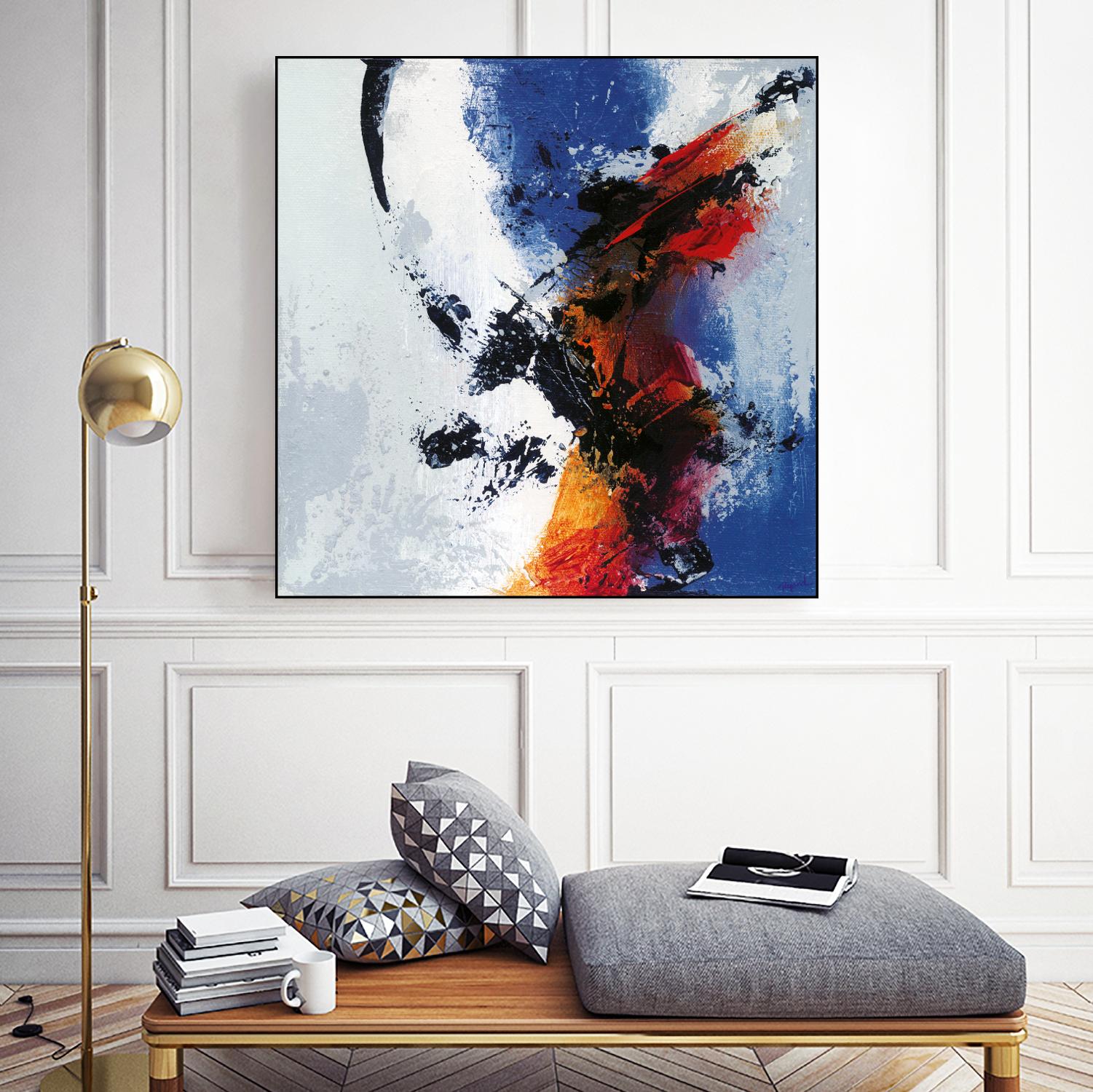 Envol by Roland Benoît on GIANT ART - red abstract